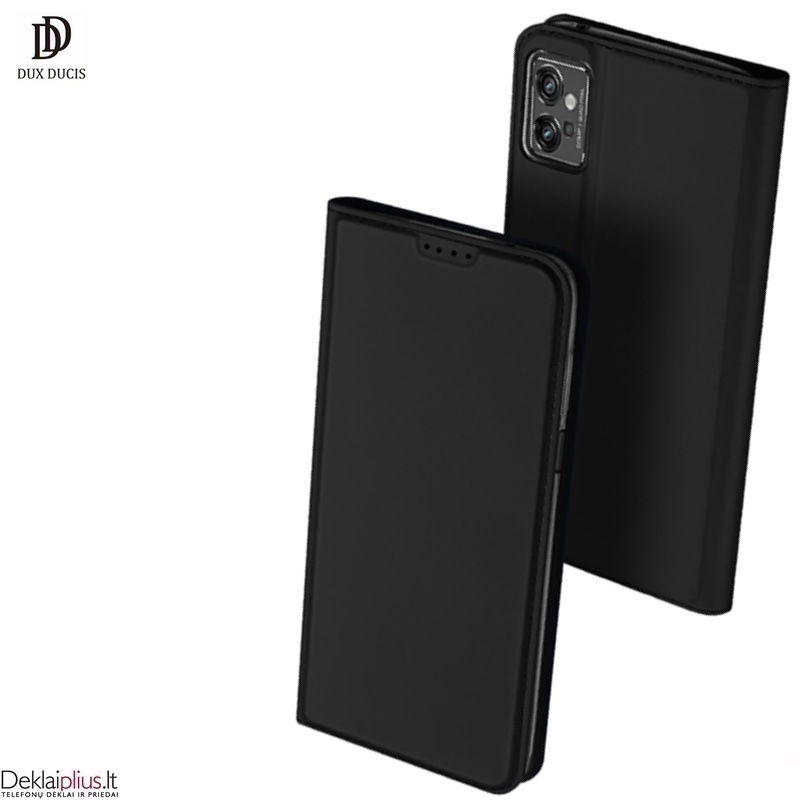 Dux Ducis Skin Pro dirbtinės odos dėklas - juodas (Motorola Moto G32) Dux Ducis Skin Pro dirbtinės odos dėklas - juodas (Motorola Moto G32)